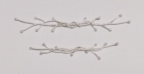 Judy Larson's Silver Scrap Wire Focals to Embellish - , Contemporary Wire Jewelry, Findings, Clasps, Components, Butane Torch, Soldering, Solder, Design, Silver Scrap Wire Focals to Embellish